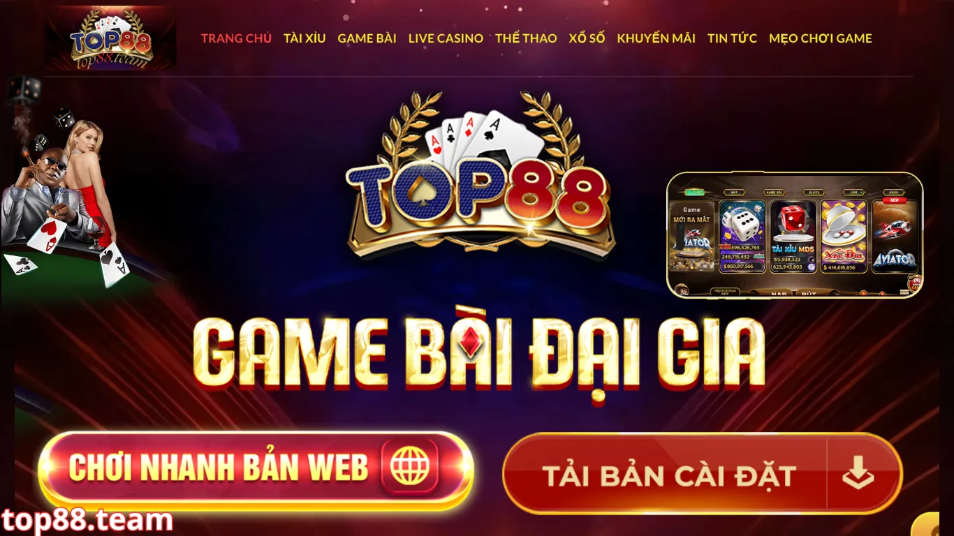 Những lý do nên lựa chọn Top88 để trải nghiệm Lý do nên lựa chọn Top88 để trải nghiệm