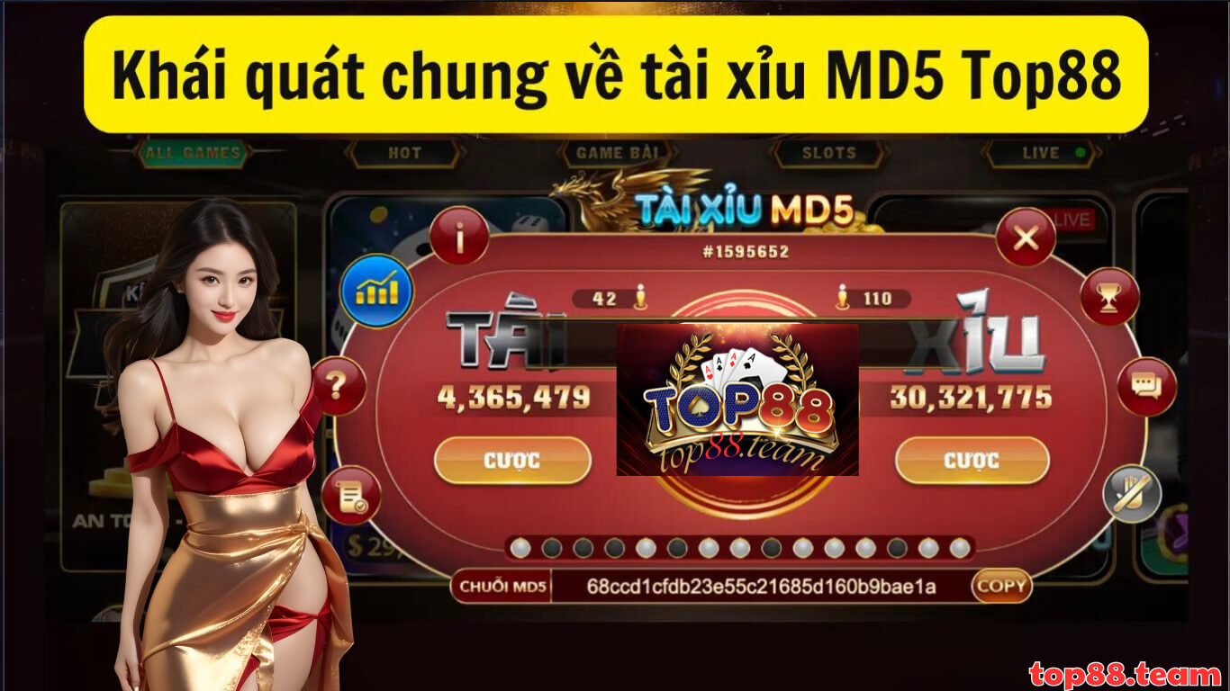 Giới thiệu game tài xỉu MD5 Top88 Giới thiệu game tài xỉu MD5 Top88
