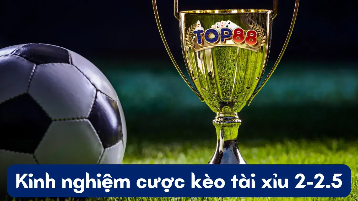 Kinh nghiệm đặt cược với kèo tài xỉu 2-2.5 Kinh nghiệm đặt cược với kèo tài xỉu 2-2.5